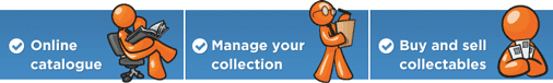 Online catalogue | Manage your collection | Buy and sell collectables